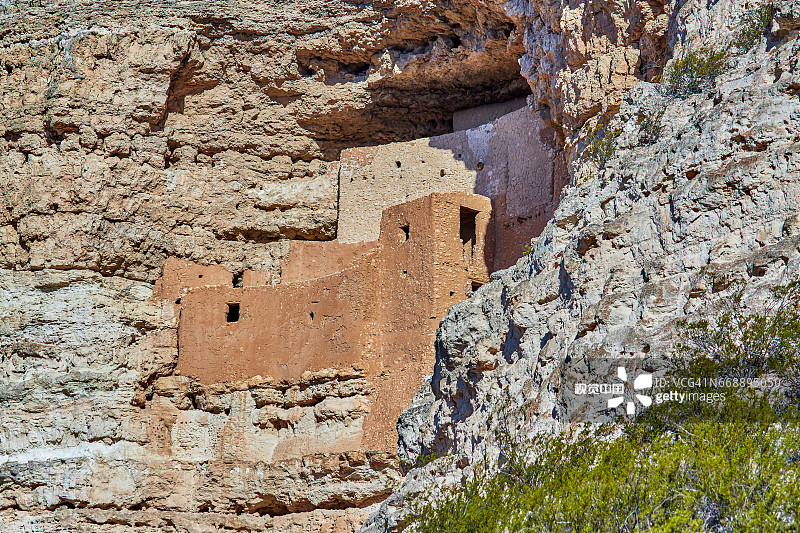 蒙特祖玛城堡国家纪念碑，美国亚利桑那州图片素材