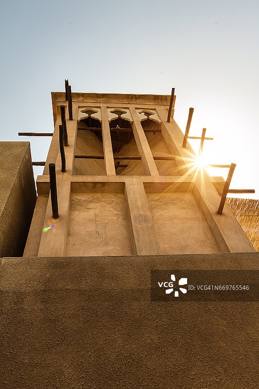 迪拜老式风塔图片素材