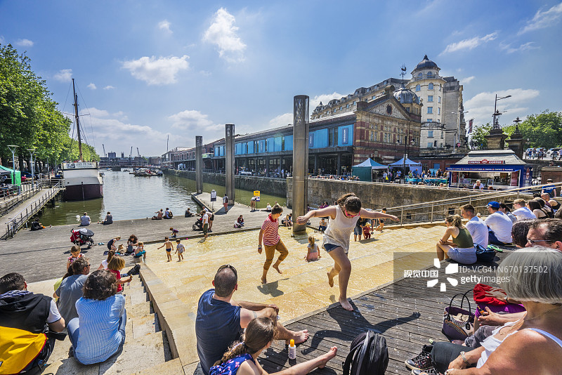 布里斯托港区沃特舍德图片素材