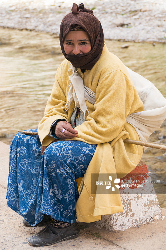 北非摩洛哥阿特拉斯山脉托德拉峡谷风光图片素材