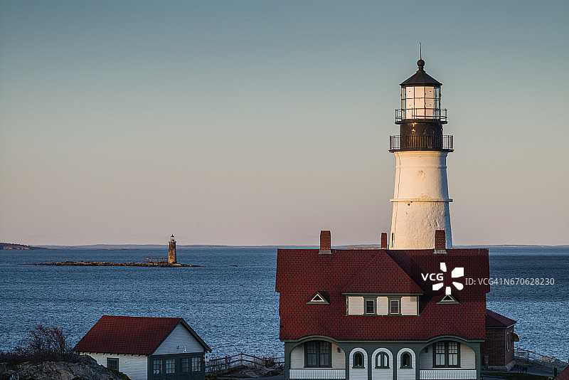美国缅因州建筑外景图片素材