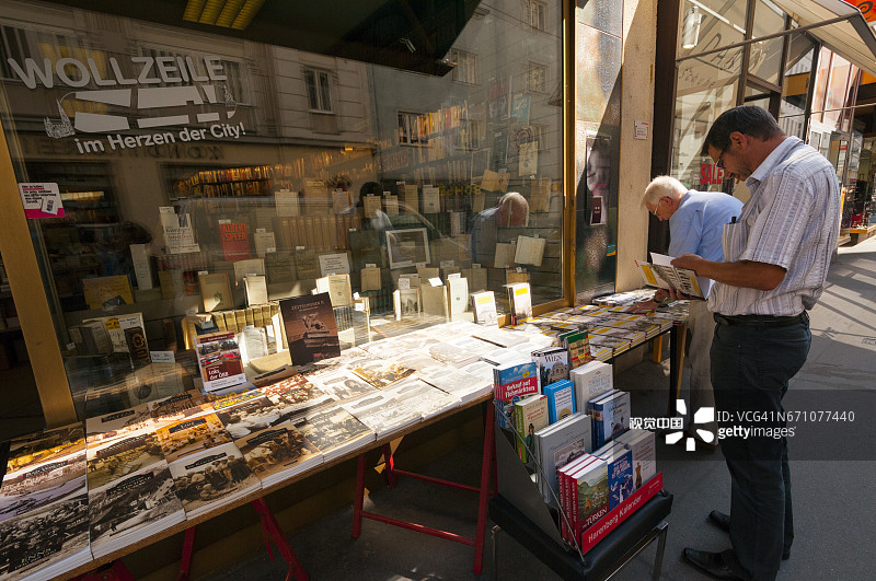 维也纳书店图片素材