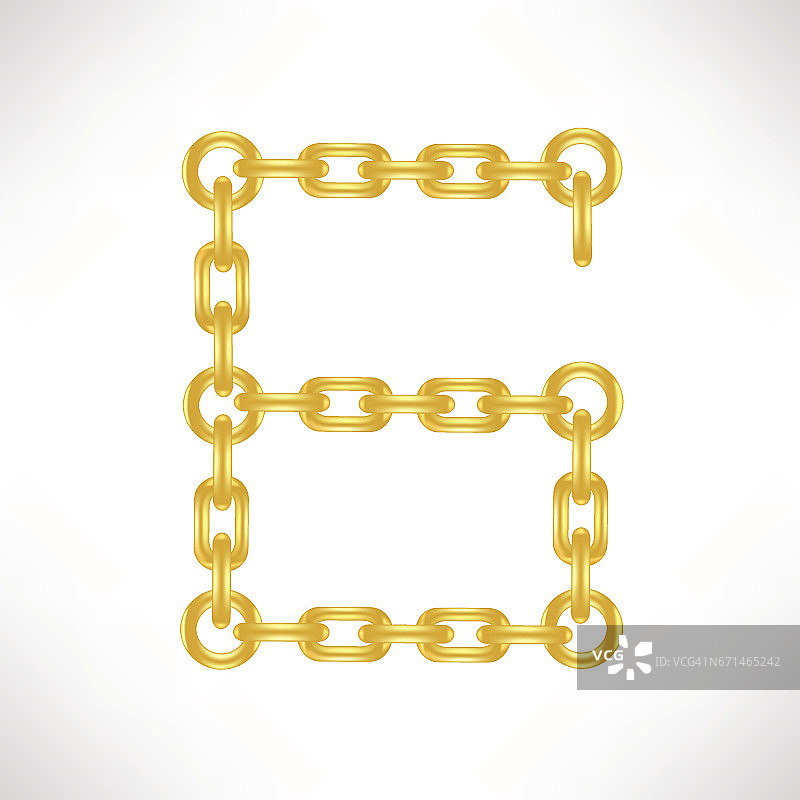 金色数字6图片素材