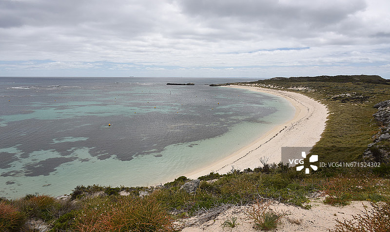 罗特尼斯岛的暴风雨天气图片素材