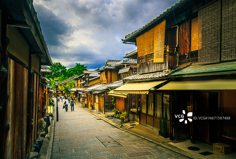 京都老街图片素材
