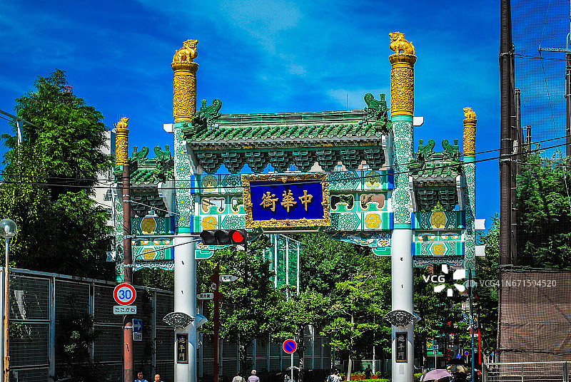 横滨中华街图片素材