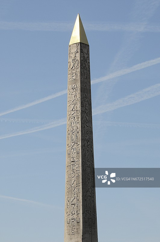 法国巴黎卢克索方尖碑图片素材