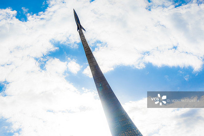 俄罗斯莫斯科航天征服者纪念碑图片素材