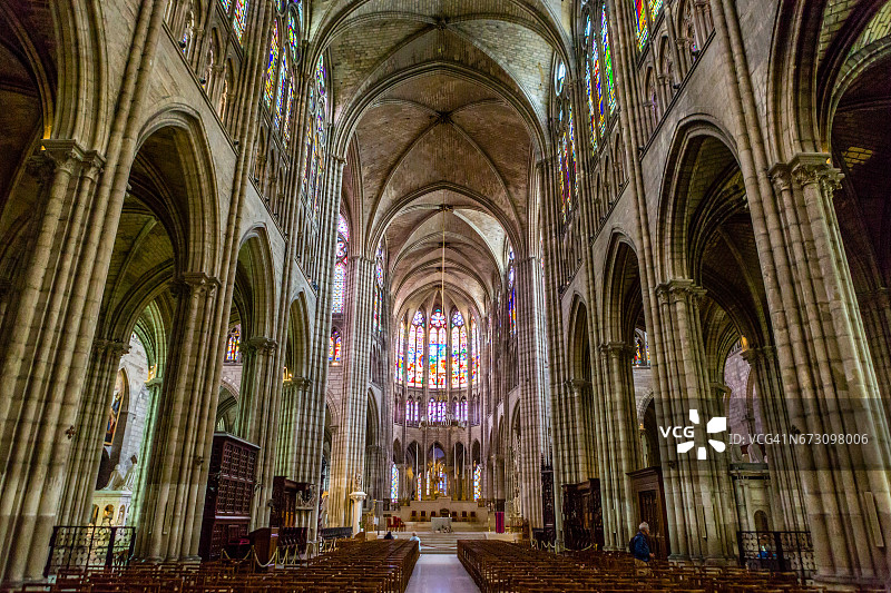 圣但尼大教堂图片素材