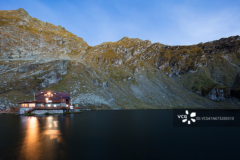 罗马尼亚巴莱亚湖图片素材