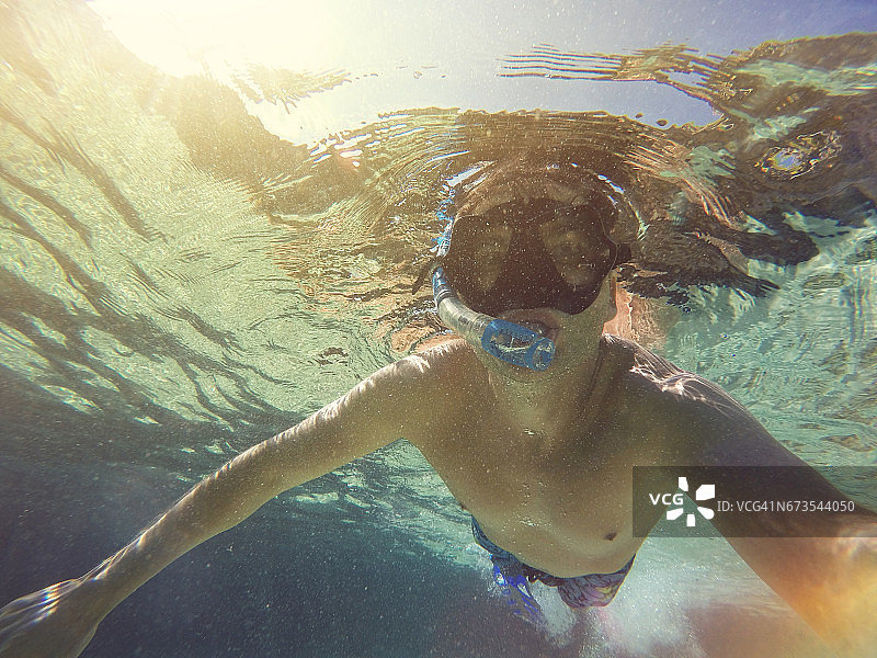 蓝色意境图片素材