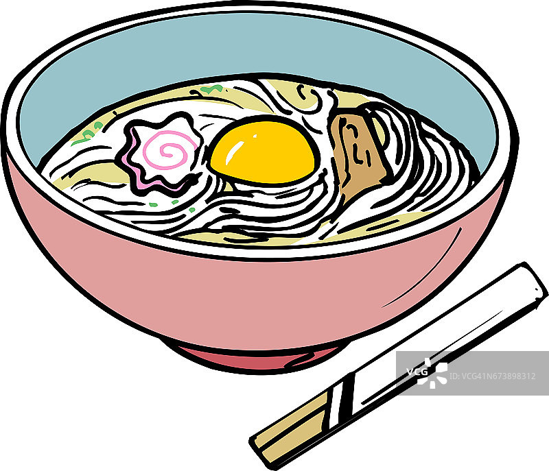 月见荞麦面图片素材