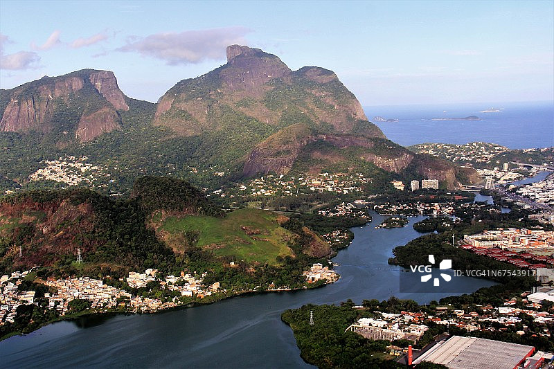 里约热内卢鸟瞰图片素材