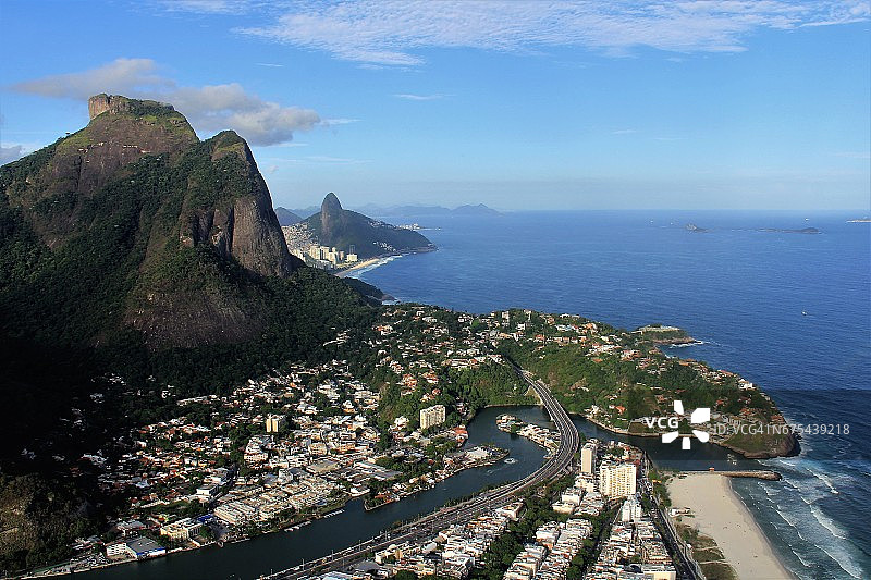 里约热内卢鸟瞰图片素材