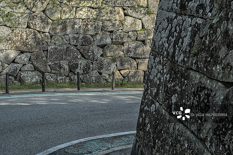 墙壁和道路图片素材