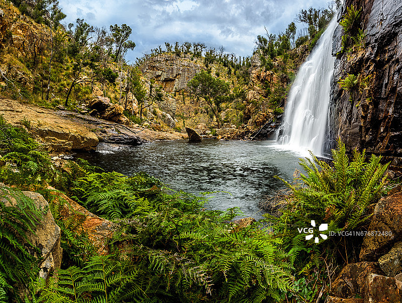 麦肯锡瀑布图片素材