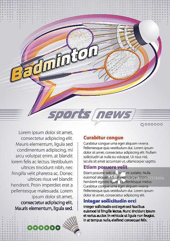 羽毛球图片素材