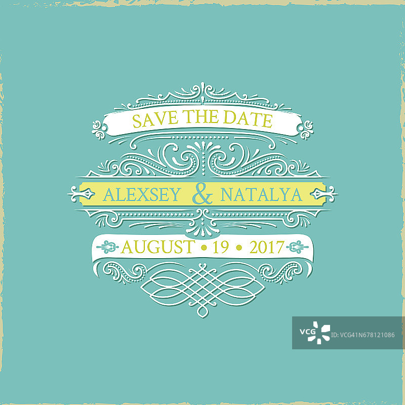 复古banner和边框图片素材