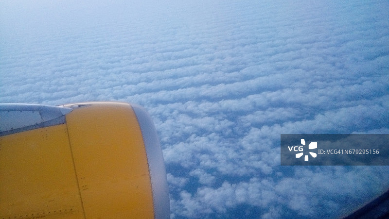 飞机舷窗视角图片素材