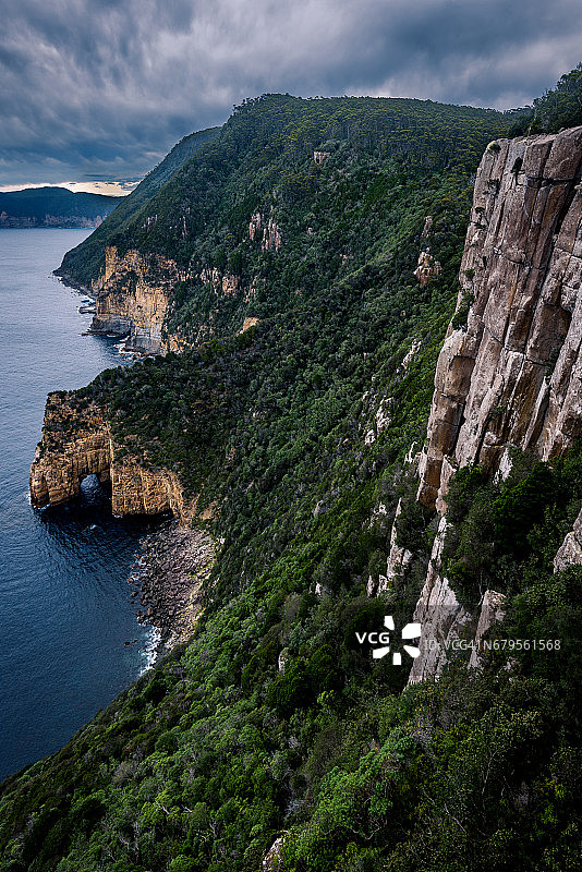 塔斯马尼亚塔斯曼半岛悬崖图片素材