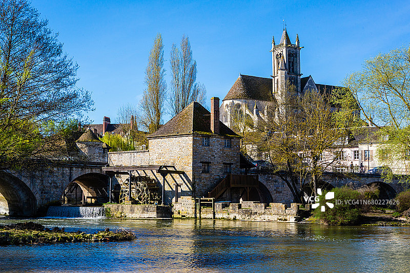 莫雷-卢万河畔图片素材