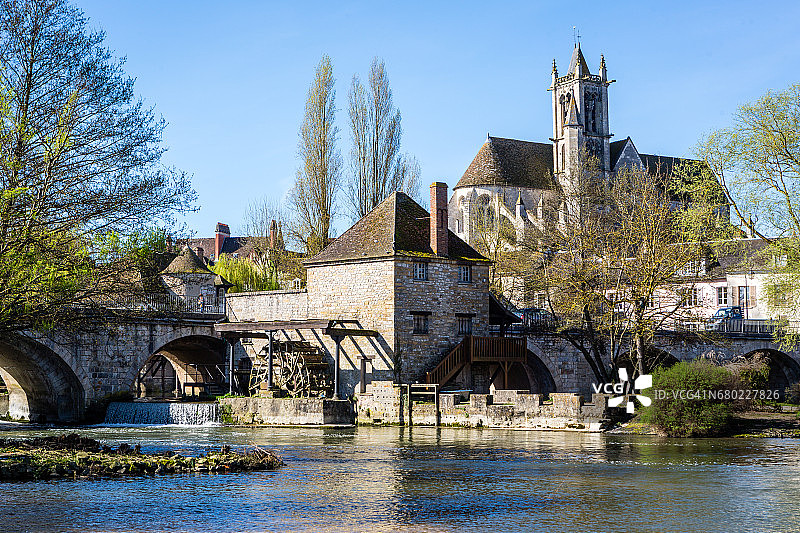 莫雷-卢万河畔图片素材