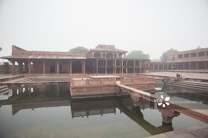 法特赫布尔西格里的潘奇玛哈尔宫图片素材