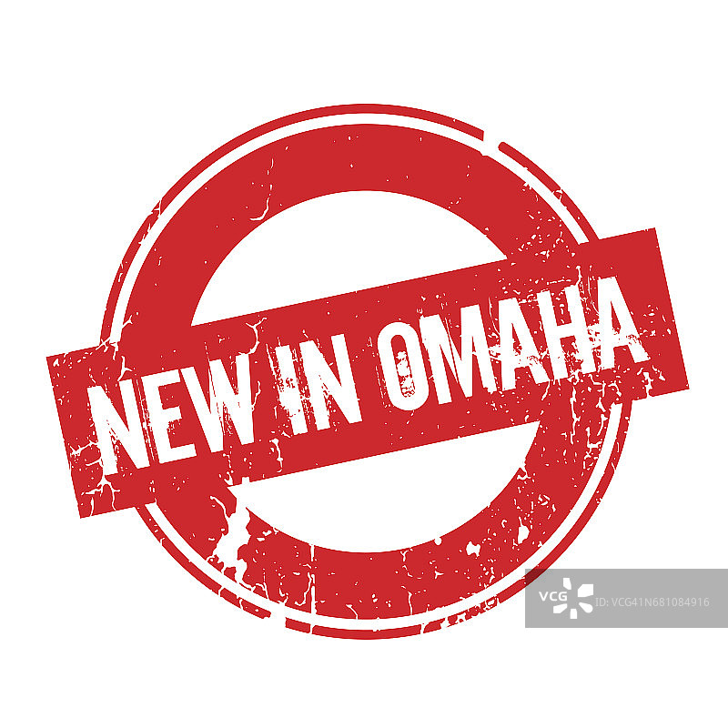 奥马哈新橡胶邮票图片素材