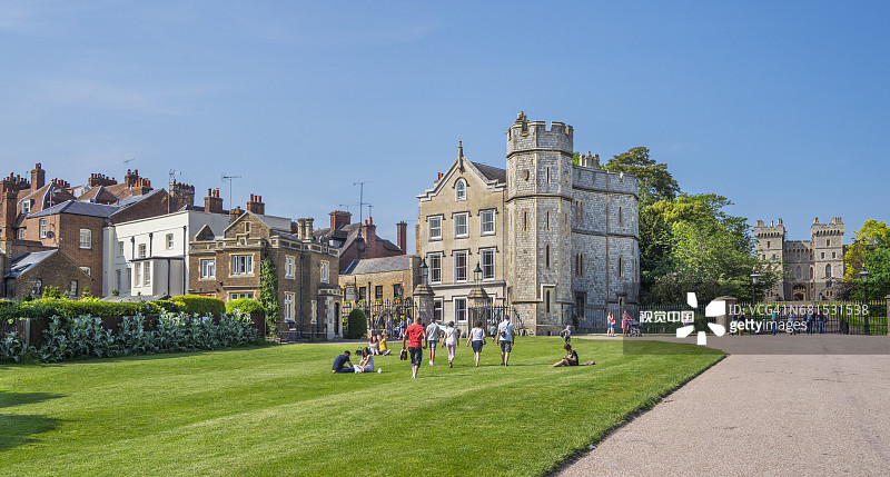 温莎大公园的漫步图片素材