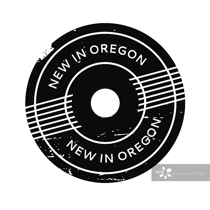 俄勒冈州新印章图片素材