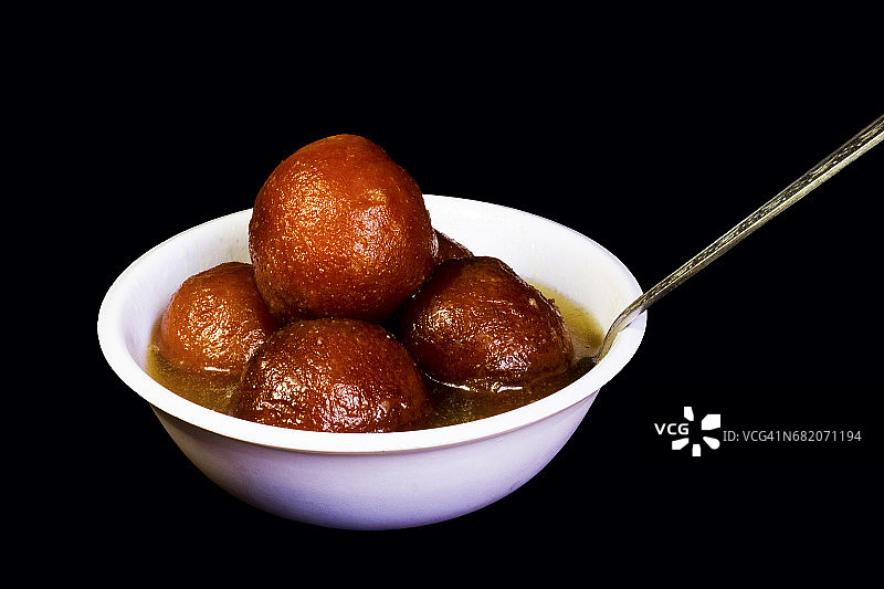 古拉卜贾姆：著名的亚洲甜点图片素材