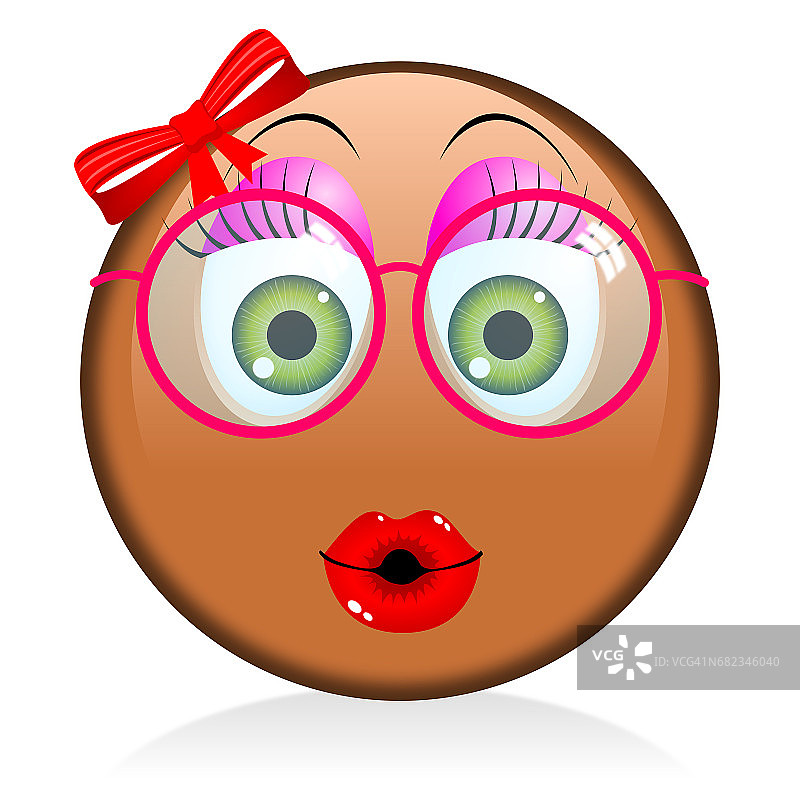 表情符号 - 黑人女性图片素材