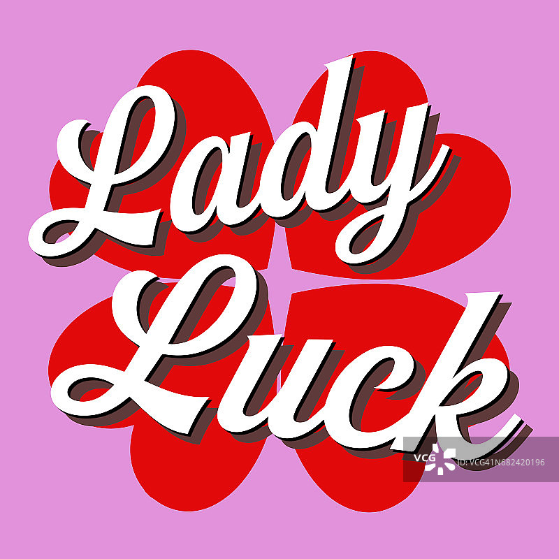 好运短语图片素材