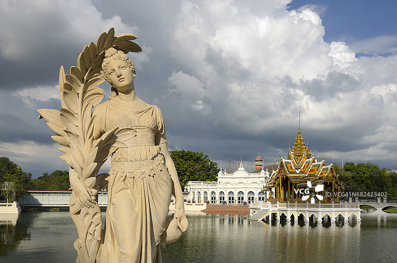 泰国阿瑜陀耶邦芭茵皇家宫殿图片素材