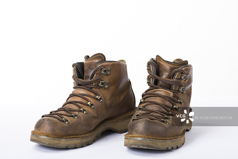 脏旧的旧靴子图片素材