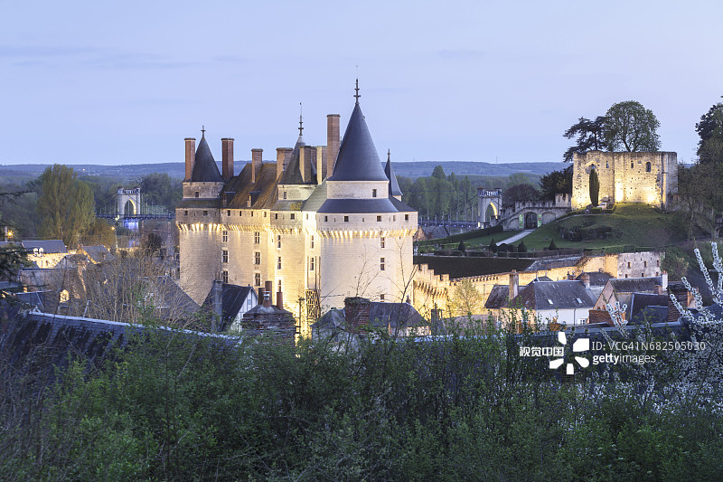 法国朗热镇图片素材