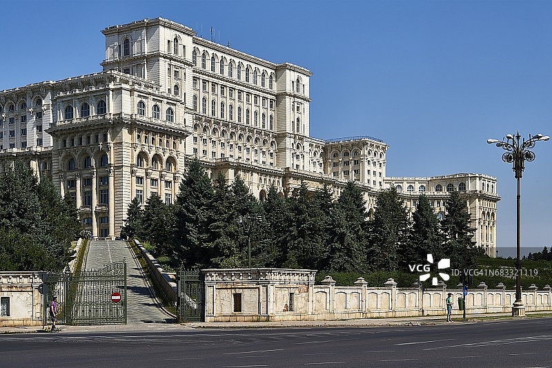 罗马尼亚布加勒斯特议会宫图片素材