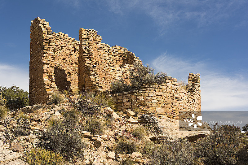 祖先普韦布洛遗址，断喉堡群图片素材