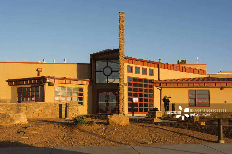 纪念碑谷纳瓦霍部落公园游客中心图片素材