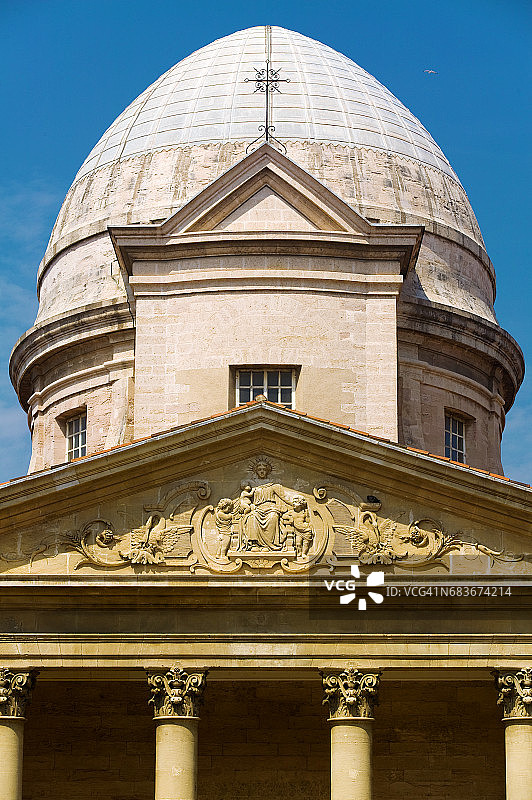 法国罗讷河口马赛的旧慈善机构图片素材