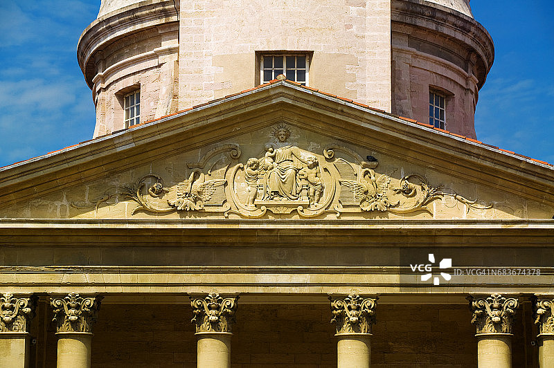 法国罗讷河口马赛的旧慈善机构图片素材