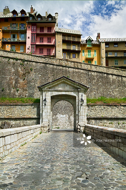 布里昂松，上阿尔卑斯省，法国图片素材