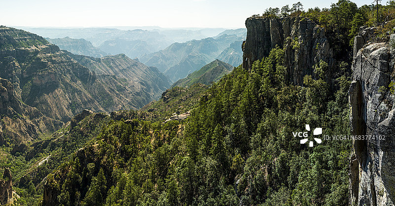 墨西哥奇瓦瓦州的铜峡谷图片素材