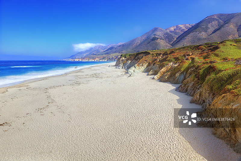 蒙特雷加拉帕塔海滩，加利福尼亚州图片素材