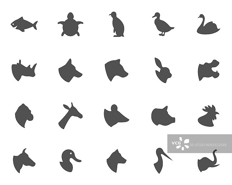 动物图标图片素材