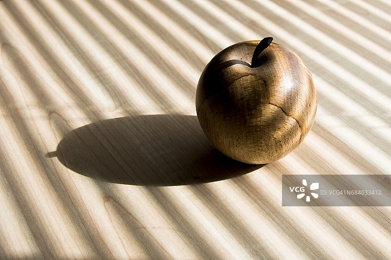 木制苹果图片素材
