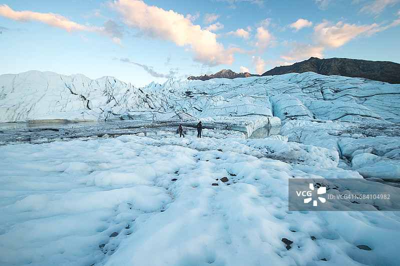 马塔努斯卡冰川，美国阿拉斯加州图片素材