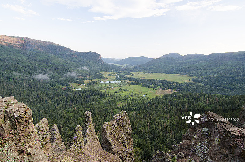 清晨的狼溪通道图片素材