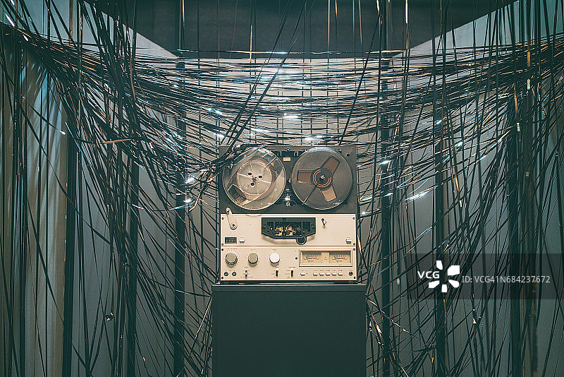 卷轴式磁带 - 旧电脑概念图片素材