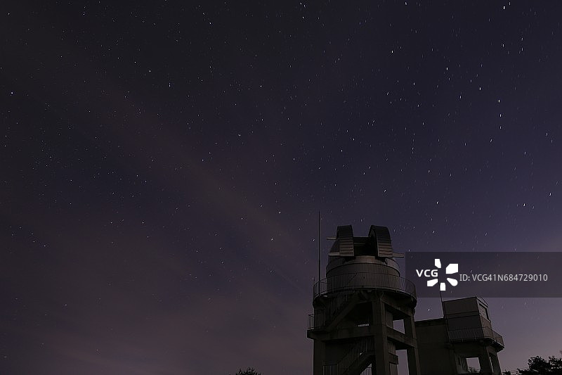 天文台的星空图片素材